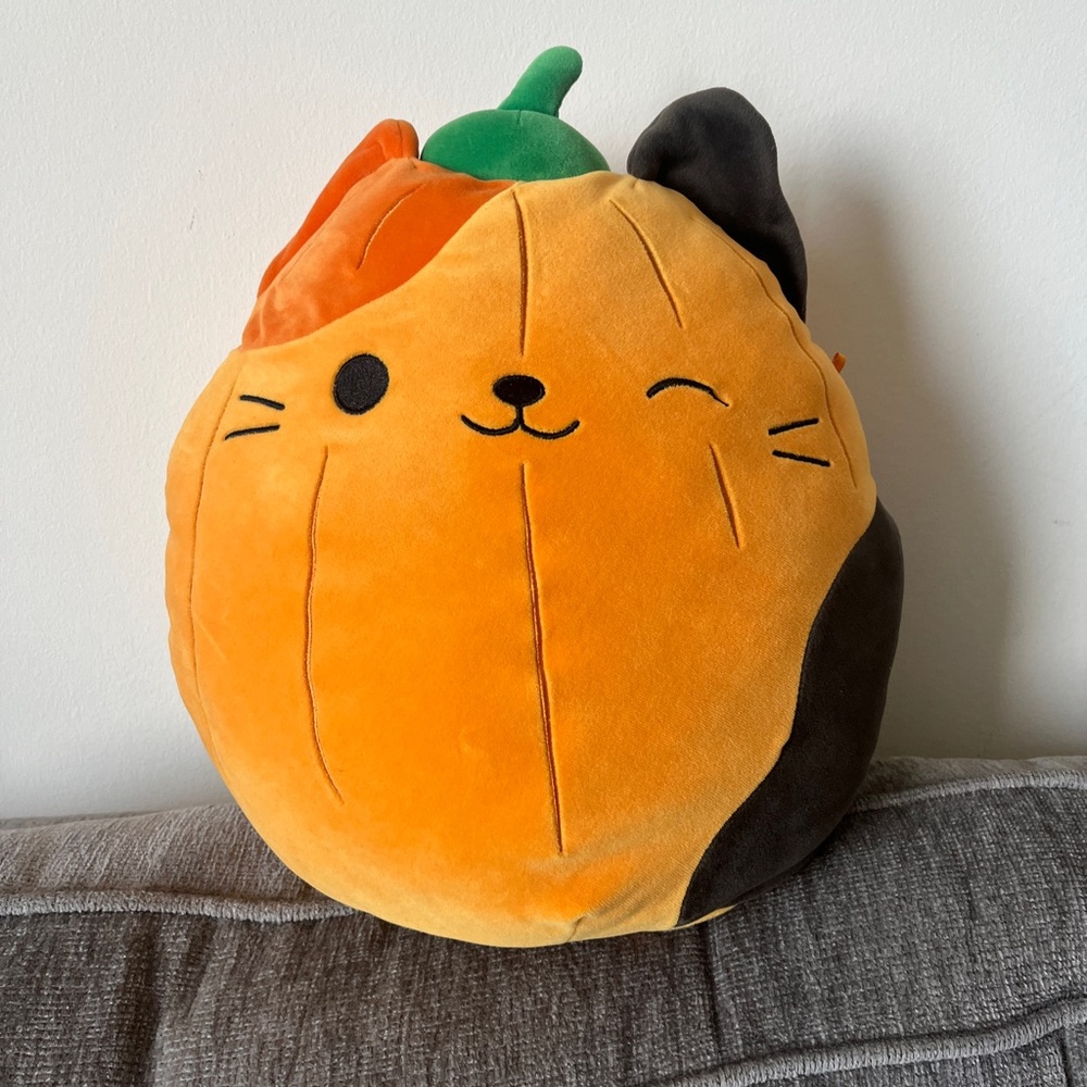12” Squishmallows Pumpkin Cam Plush